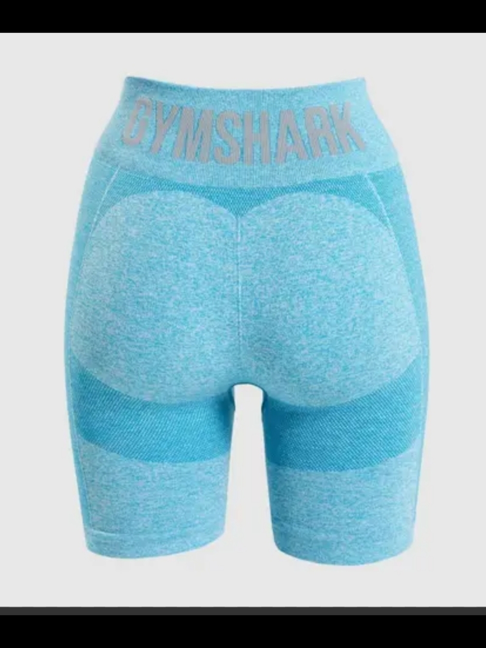 Gymshark Women’s Light Blue Seamless High-Waist Shorts
